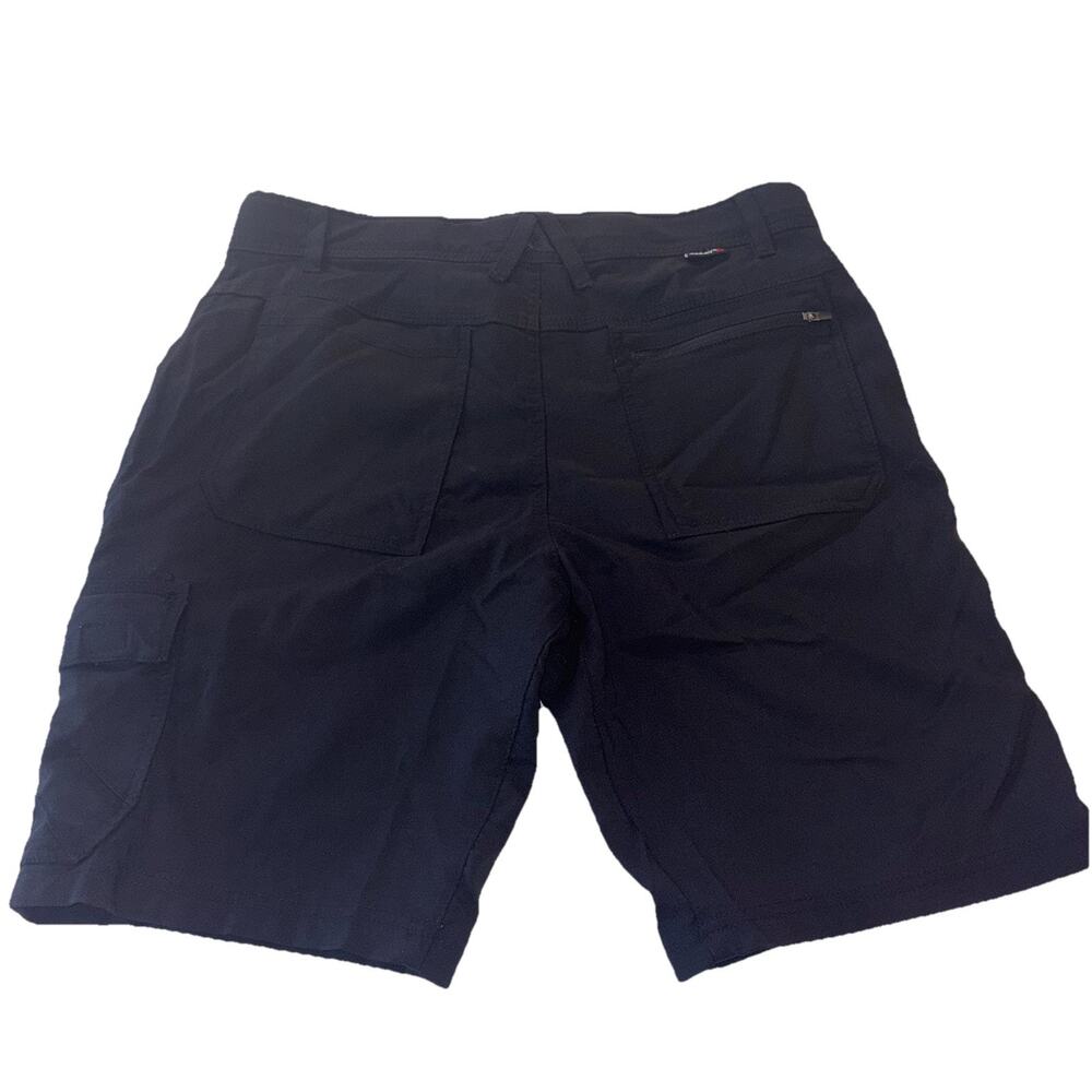 Gerry Casual Men Size 32 Black Cargo Shorts with Strap & Buckle Outdoors Rugged - Picture 2 of 9